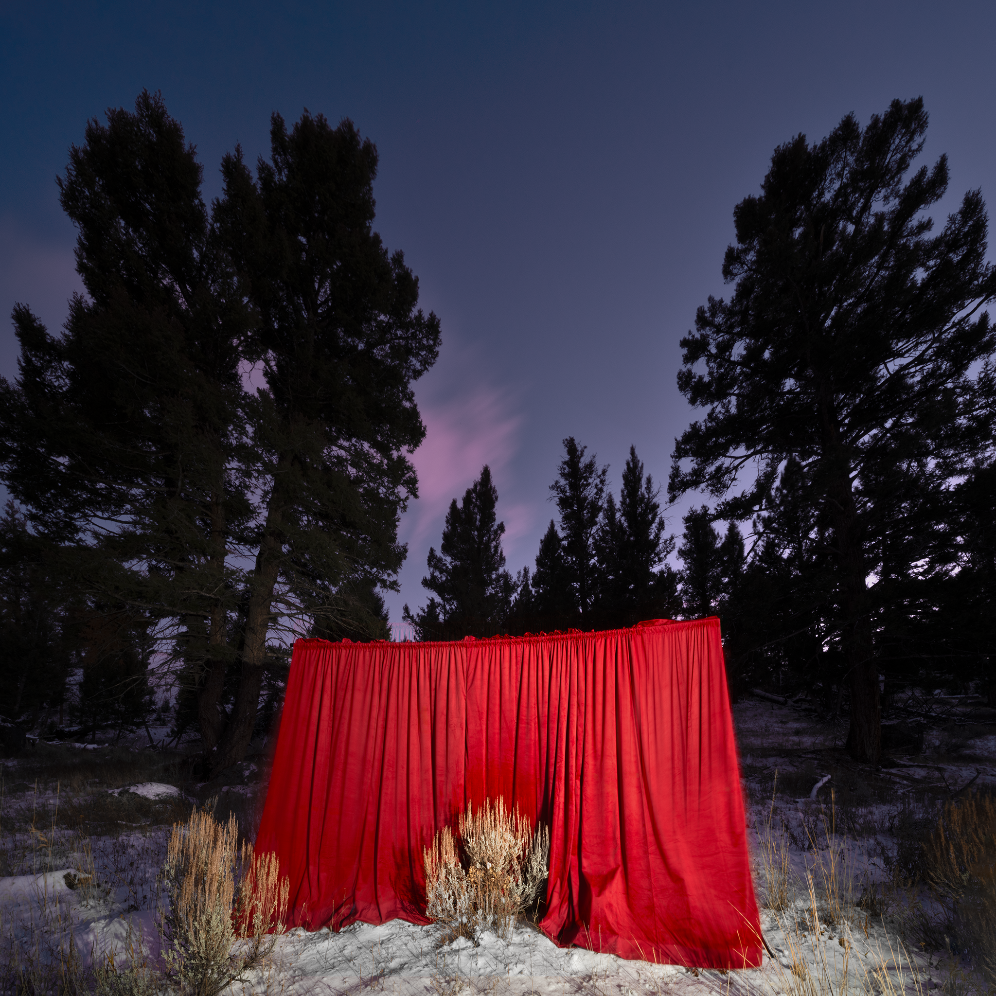 Curtains (in Yellowstone)